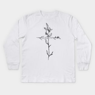 John 13:7 Cross Kids Long Sleeve T-Shirt